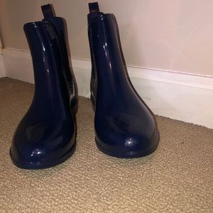 LAUREN Ralph Lauren Navy Blue Low Top Rain-boots